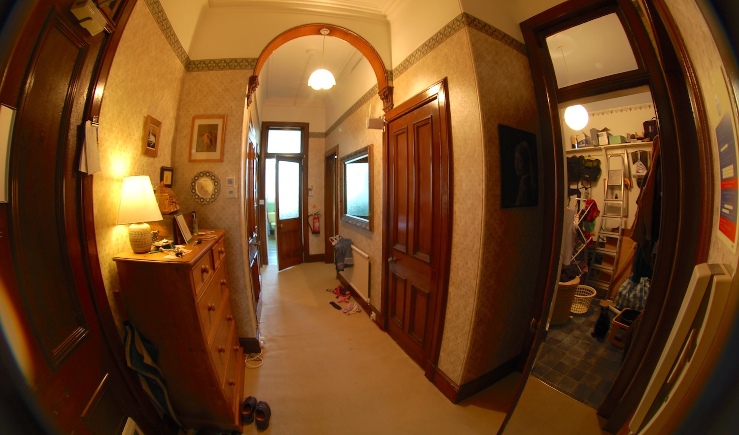 Hallway of Marchmont Road flat 2006