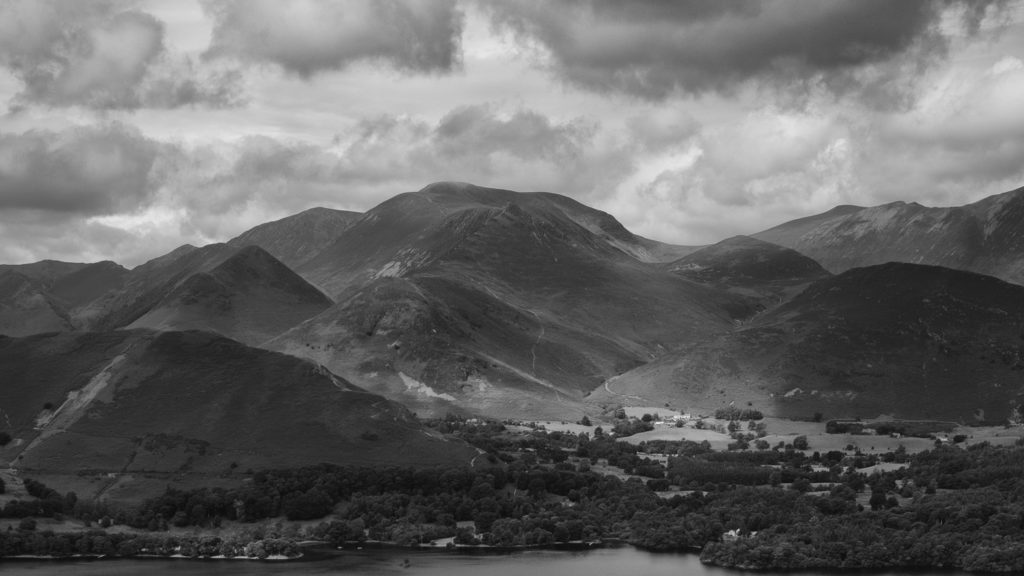 Across Derwent Water from the Walla Crag