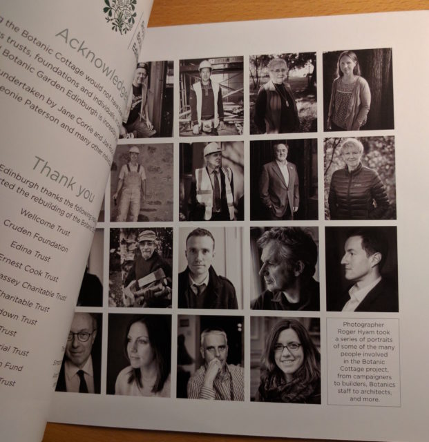 Inside cover of guide book 