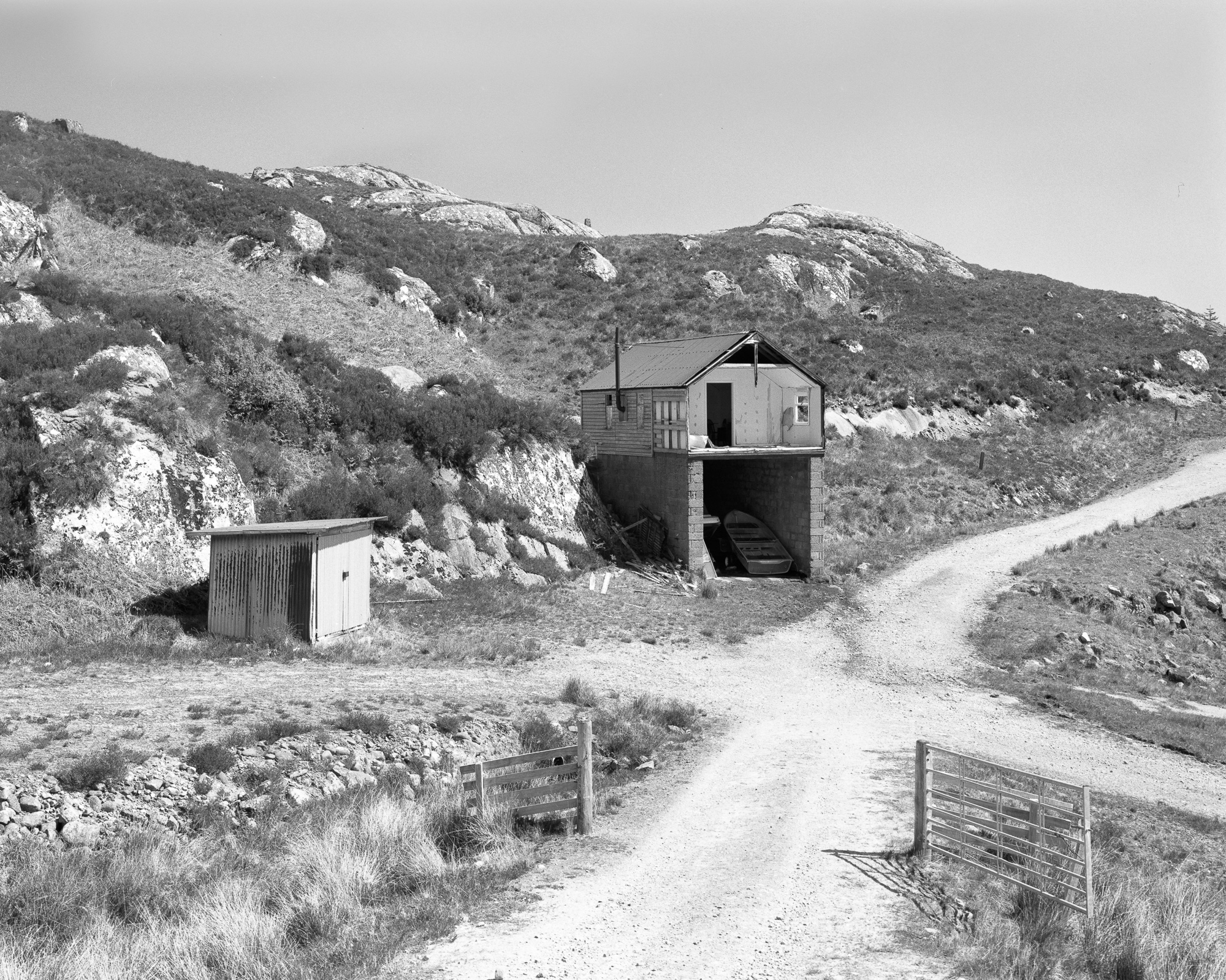 Boathouse, Loch Mullardoch, May 2025